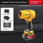 Lithium Violent Turbo Fan Industrial Dusting Machine